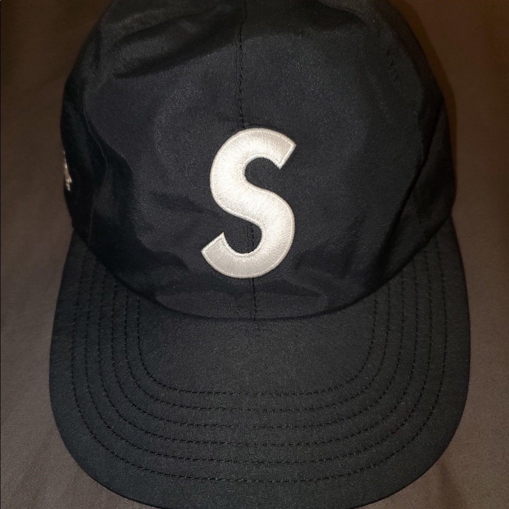 Supreme/Gortex Black 6 Panel Ball Cap